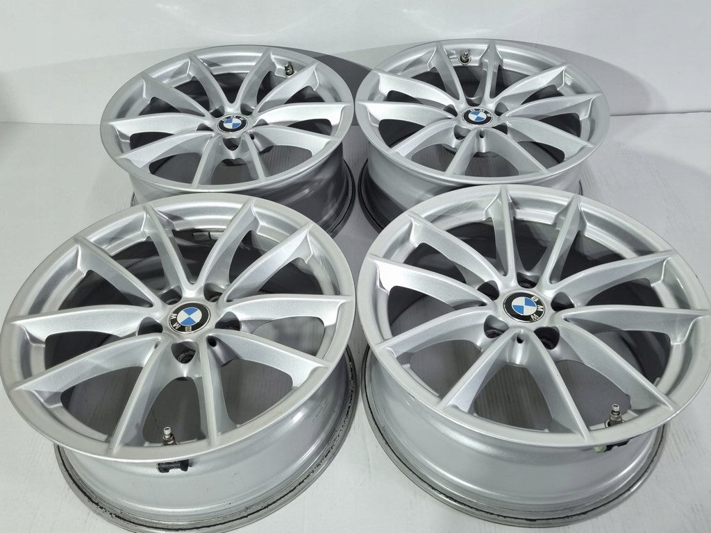 4x Alufelge 17 Zoll 7.5" 5x112 27ET Glanz Silber BMW Rim Wheel FEL7337409655ej