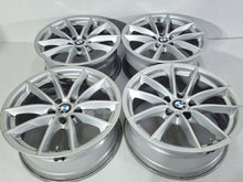 Laden Sie das Bild in den Galerie-Viewer, 4x Alufelge 17 Zoll 7.5" 5x112 27ET Glanz Silber BMW Rim Wheel FEL7337409655ej