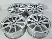 Laden Sie das Bild in den Galerie-Viewer, 4x Alufelge 17 Zoll 7.5" 5x112 27ET Glanz Silber BMW Rim Wheel FEL7337409655ej