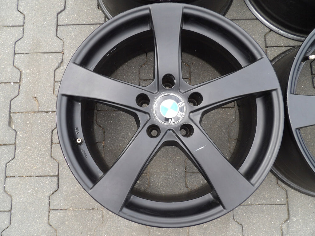 4x Alufelge 18 Zoll 8.0" 5x120 30ET Matt Schwarz BMW Rim Wheel FEL7954528340qe