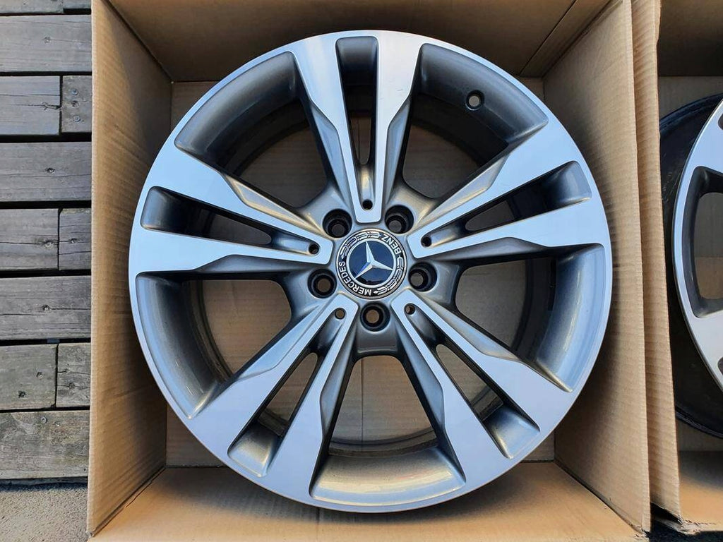 4x Alufelge 18 Zoll 7.5" 5x112 44ET Glanz Graphit A2054012802 Mercedes-Benz Mg FEL8147903143hd
