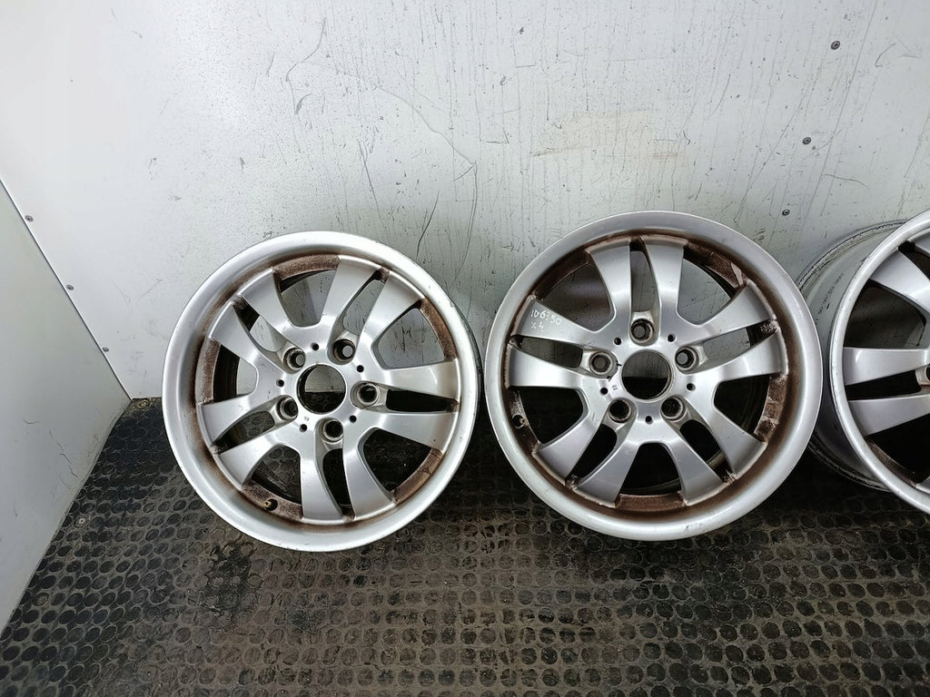 4x Alufelge 16 Zoll 7.0" 5x120 34ET Glanz Silber 6765762 BMW 3 E46 Rim Wheel FEL4054913226ug