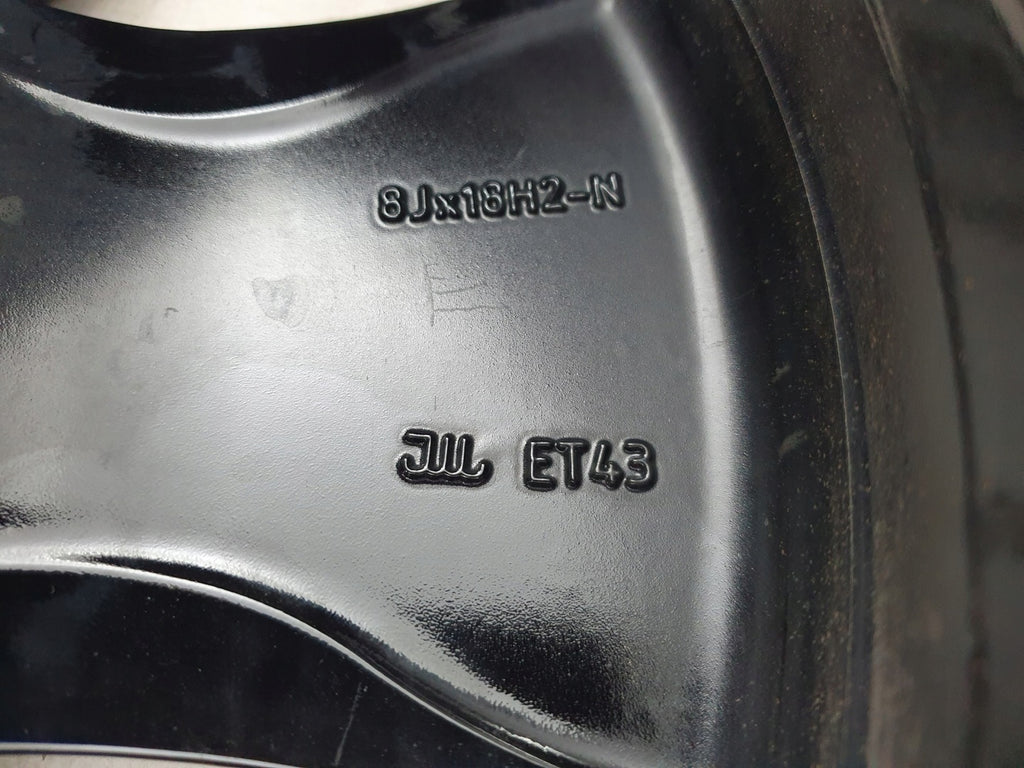 1x Alufelge 18 Zoll 8.0" 5x112 43ET Glanz Schwarz A2134013700 Mercedes-Benz W213 FEL4598347764xr
