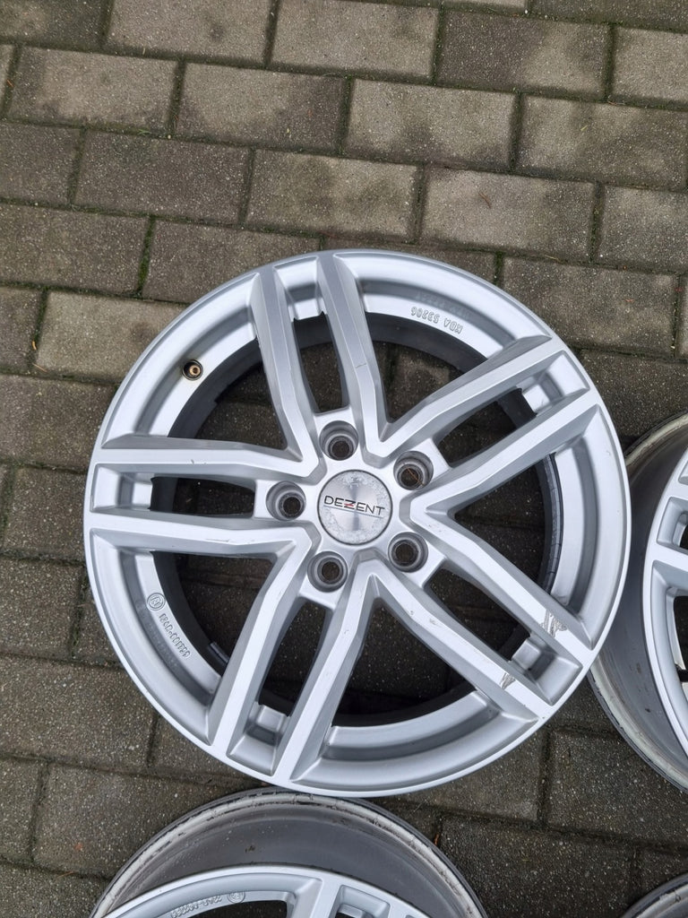 4x Alufelge 16 Zoll 6.5" 5x112 41ET Silber KBA53206 Rim Wheel FEL5859356697lf
