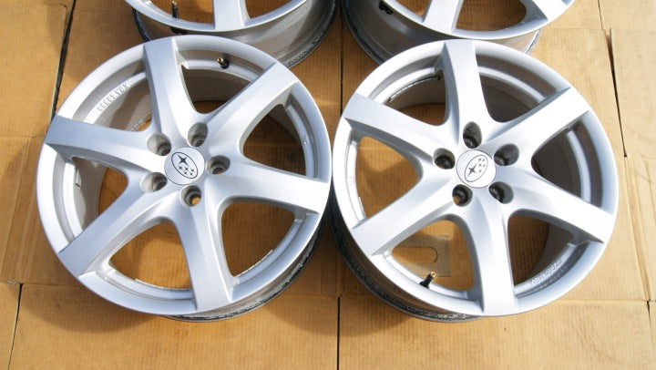 4x Alufelge 17 Zoll 7.5" 5x100 Subaru Rim Wheel FEL5019336610kc