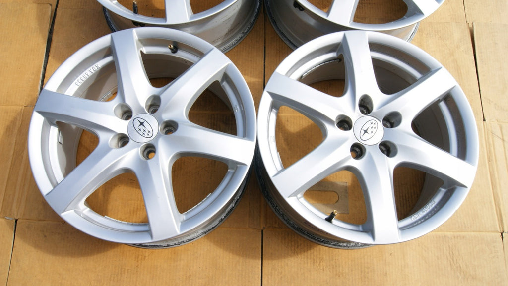 4x Alufelge 17 Zoll 7.5" 5x100 Subaru Rim Wheel FEL5019336610kc