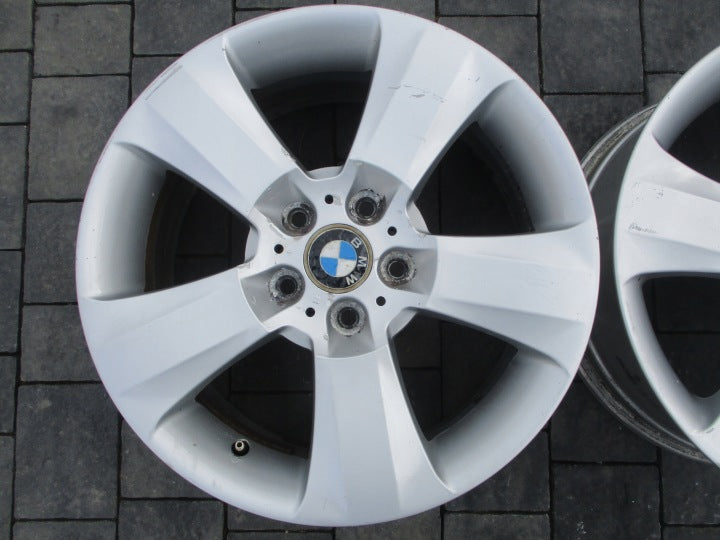 4x Alufelge 18 Zoll 8.0" 5x120 46ET Glanz Silber BMW 4 Rim Wheel FEL8148524245ff