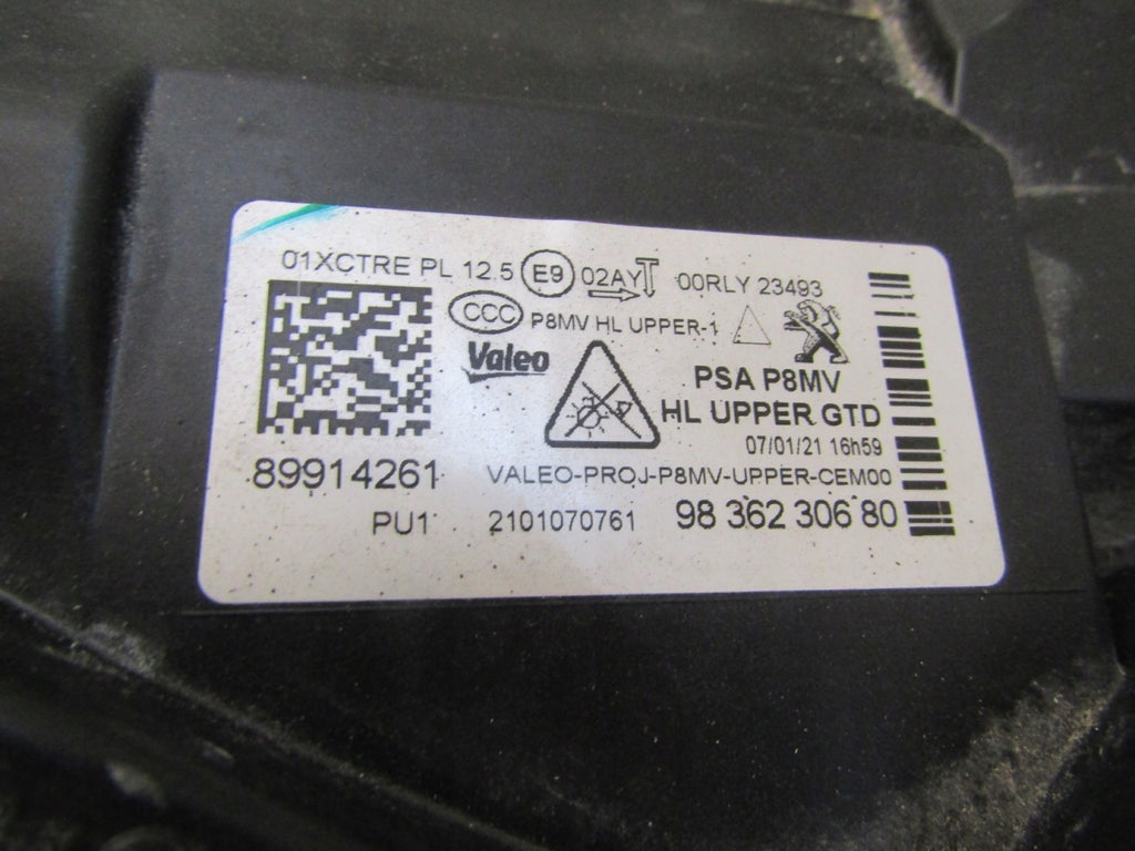 Frontscheinwerfer Peugeot 5008 89914261 Full LED Links Scheinwerfer Headlight SCH4843183163gf