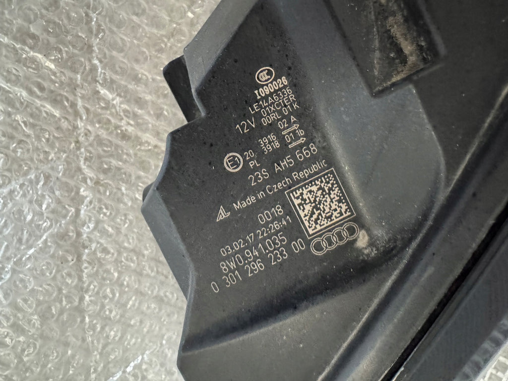 Frontscheinwerfer Audi A4 B9 8W0941035 Full LED Links Scheinwerfer Headlight