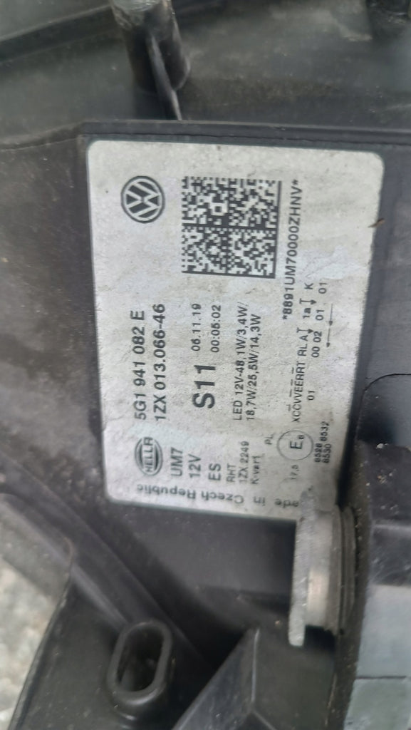 Frontscheinwerfer VW Golf VII 5G1941082E LED Rechts Scheinwerfer Headlight SCH4619646379zv