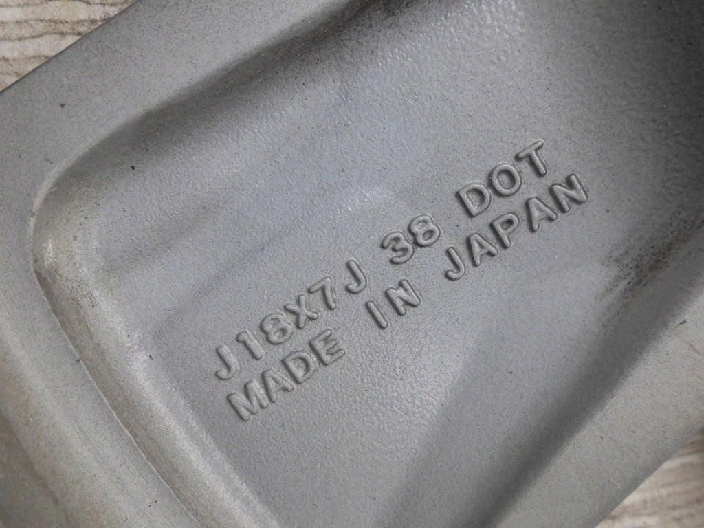 1x Alufelge 18 Zoll 7.0" 5x114.3 38ET Glanz Schwarz Mitsubishi Outlander I FEL4606060608fy