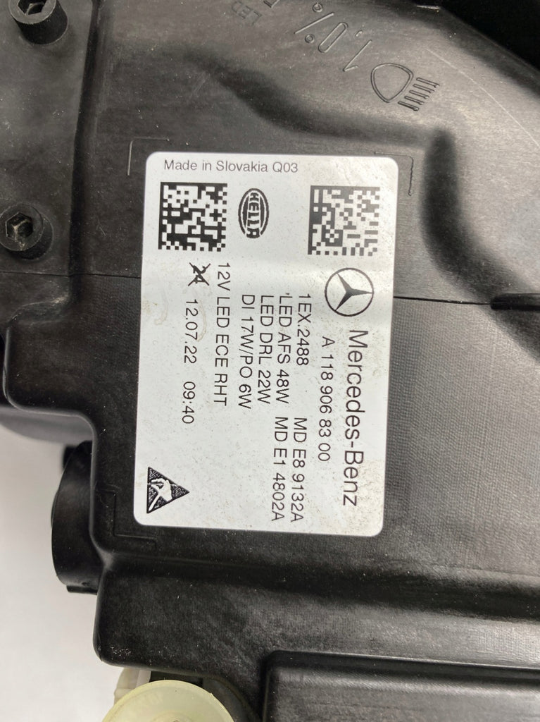 Frontscheinwerfer Mercedes-Benz Cla A1189068300 LED Links Scheinwerfer Headlight SCH8531134497iy