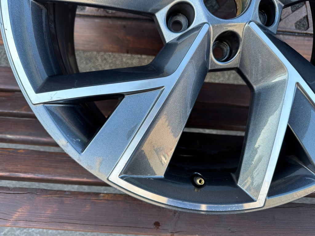 1x Alufelge 19 Zoll 7.0" 5x112 43ET Glanz Graphit 565601025F Mg Kodiaq Rim Wheel FEL8509658282dn