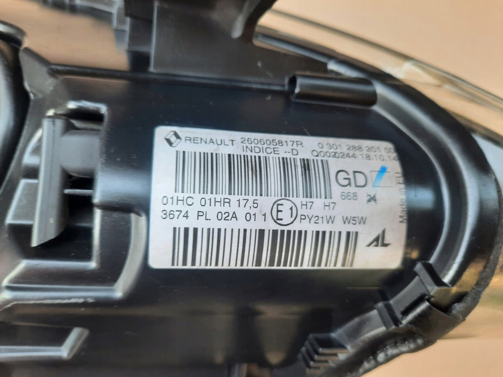 Frontscheinwerfer Renault Megane III 260605817R Links Scheinwerfer Headlight SCH8234403513bt