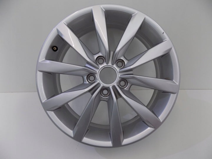 1x Alufelge 17 Zoll 6.0" 5x112 48ET Glanz Silber 5G0601025K VW Golf Vii FEL9256894194xp