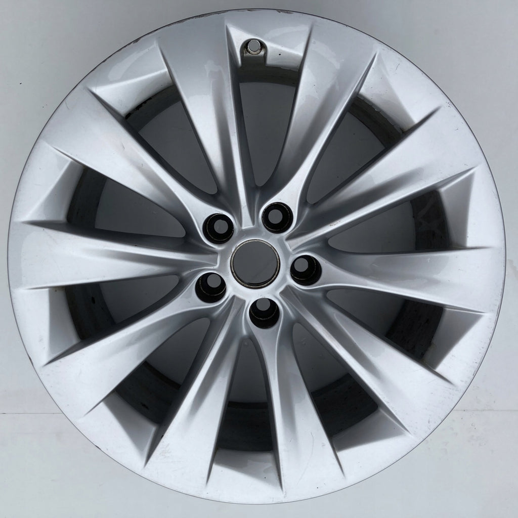 1x Alufelge 20 Zoll 10.0" 5x120 35ET Glanz Silber 1027225-00-A Tesla X Rim Wheel FEL9298271391de