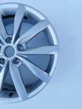 Load image into Gallery viewer, 1x Alufelge 17 Zoll 6.0&quot; 5x112 48ET Glanz Silber 5G0601025K VW Golf Vii