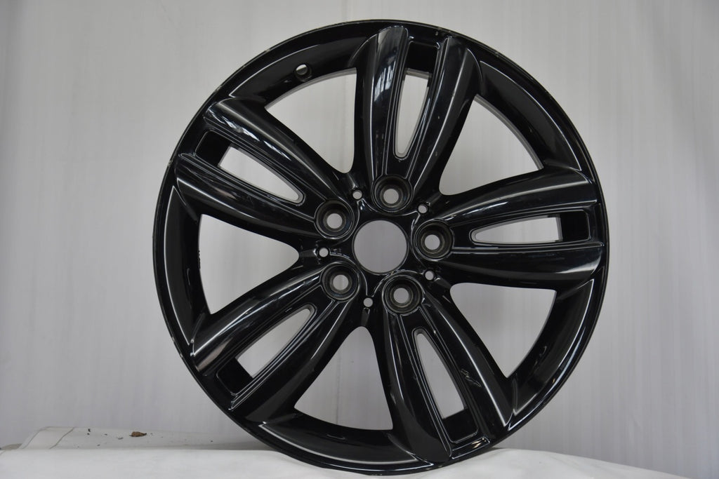 1x Alufelge 17 Zoll 7.0" 5x112 54ET Glanz Schwarz 6866366 Mini Rim Wheel FEL3906977512mk