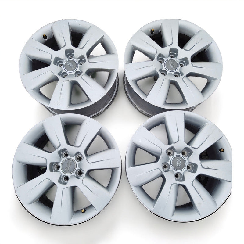 4x Alufelge 17 Zoll 7.0" 5x112 34ET Glanz Silber 4F0601025 Audi A6 A4 Rim Wheel