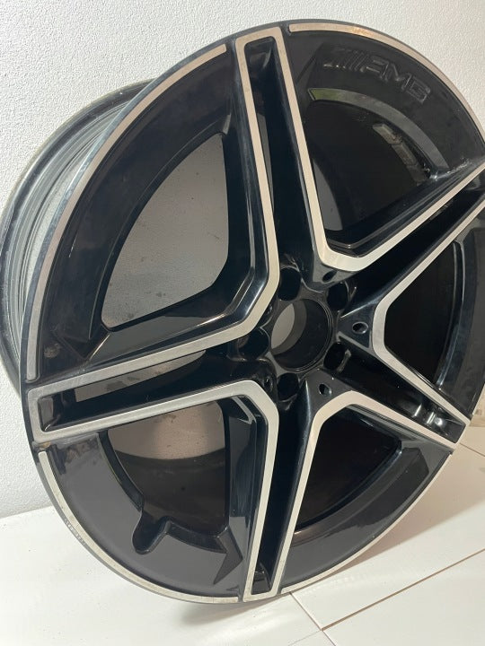 1x Alufelge 19 Zoll 9.0" 5x112 20ET Schwarz A2534015400 Mercedes-Benz Glc FEL3623769009ep