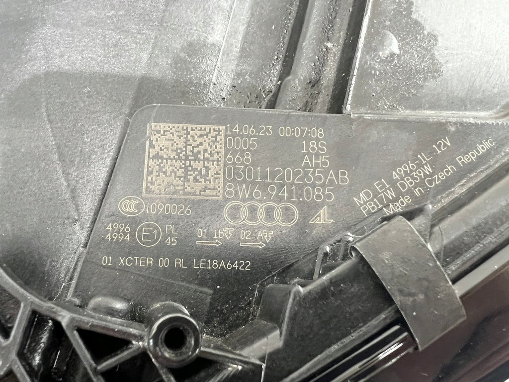 Frontscheinwerfer Audi A5 8W6941085 Laser Links Scheinwerfer Headlight SCH1239005508bn