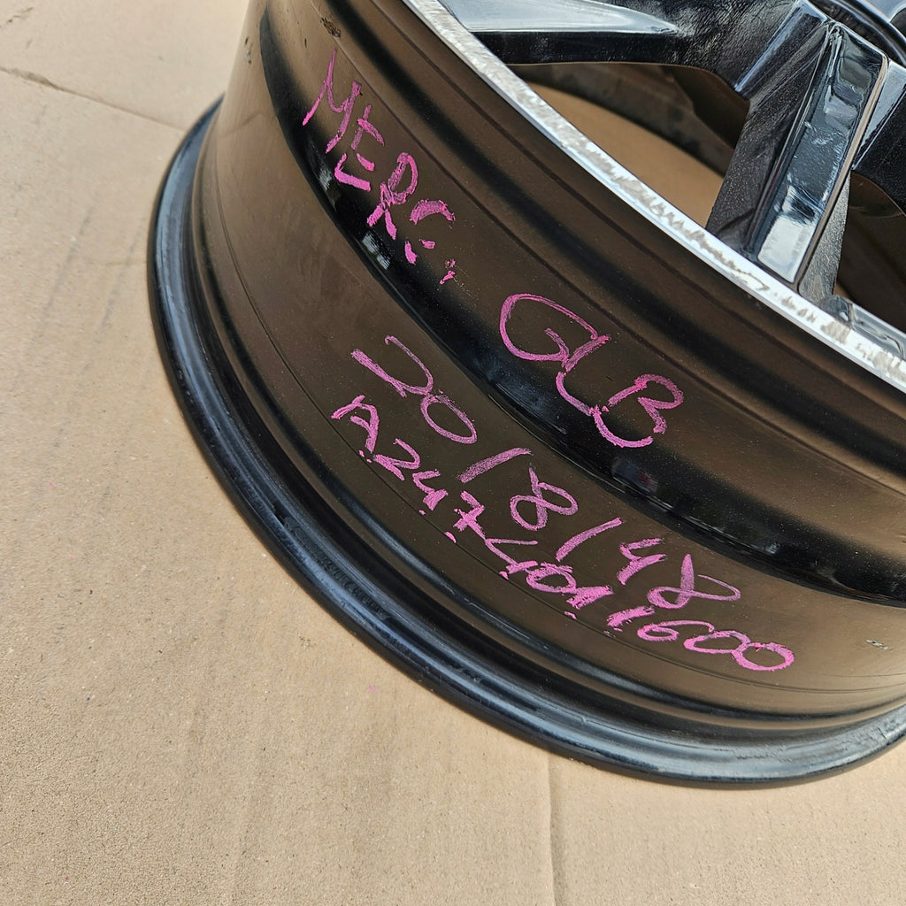 1x Alufelge 20 Zoll 8.0" 5x112 48ET Glanz Schwarz A2474011600 Mercedes-Benz Glb FEL4102150597bt