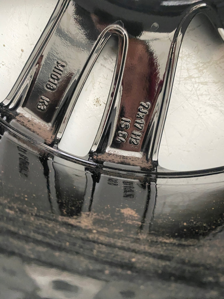 1x Alufelge 17 Zoll 7.0" 5x112 54ET Glanz Schwarz 6866366 Mini F55 Rim Wheel FEL3134301024kk