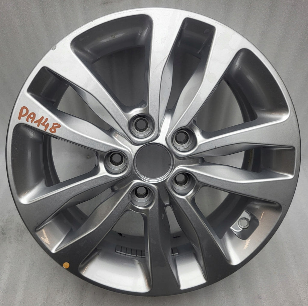 1x Alufelge 16 Zoll 6.5" 5x114.3 50ET Glanz Silber 52910-A2830 Kia Optima FEL7791909280jt