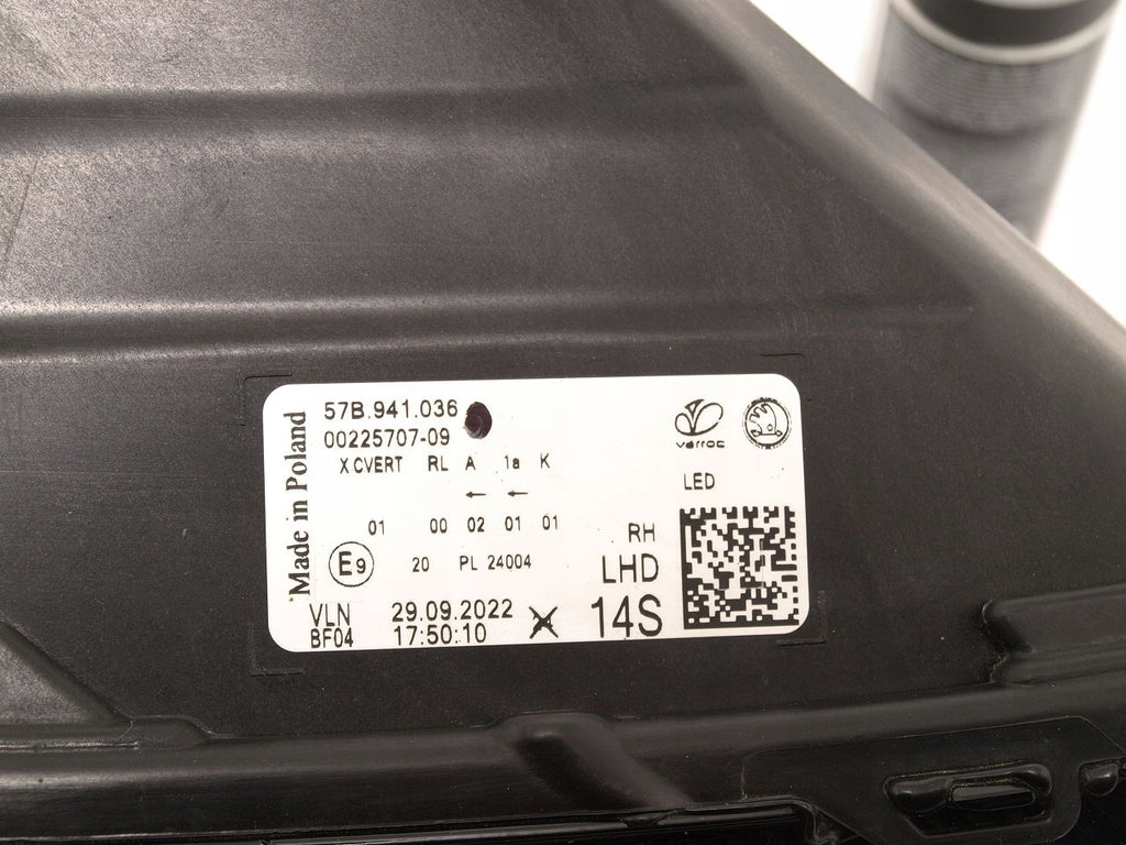 Frontscheinwerfer Skoda Kodiaq 57B941036 Rechts Scheinwerfer Headlight SCH6339719562qq
