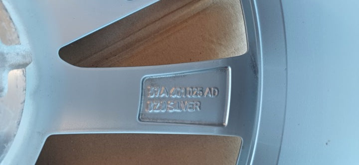 1x Alufelge 18 Zoll 7.0" 5x112 45ET Glanz Silber 57A601025AD Mg I Rim Wheel FEL3165917369ol