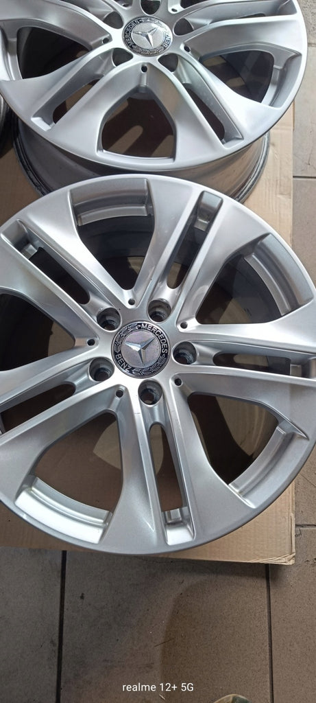 4x Alufelge 17 Zoll 7.5" 5x112 45ET Glanz Silber A2074010602 Mercedes-Benz FEL5272323327ki