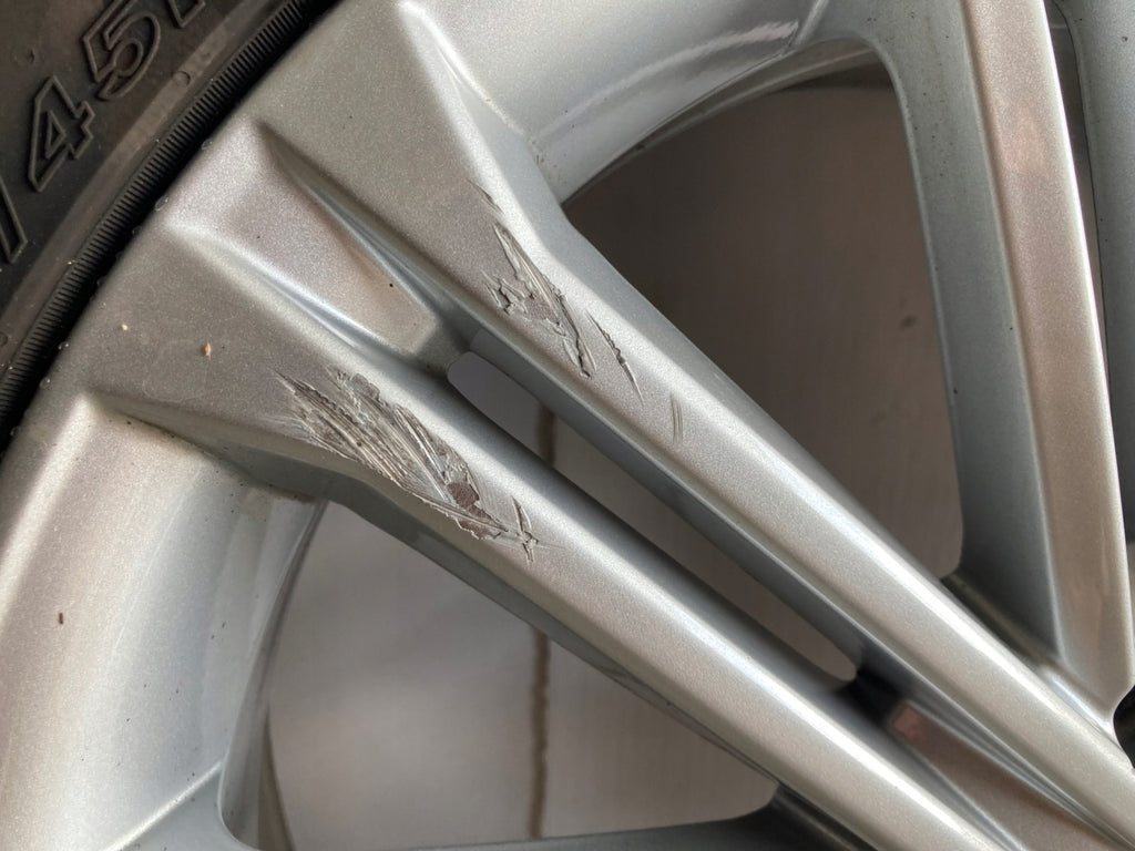 1x Alufelge 17 Zoll 7.0" 5x112 49ET Glanz Silber 5F0601025S Seat Leon Rim Wheel FEL4870248993xd