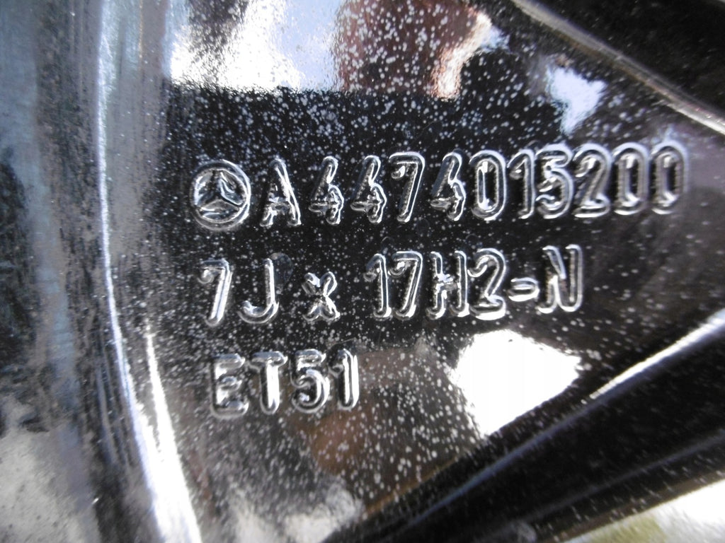 1x Alufelge 17 Zoll 7.0" 5x112 51ET A4474015200 Mercedes-Benz Vito W447