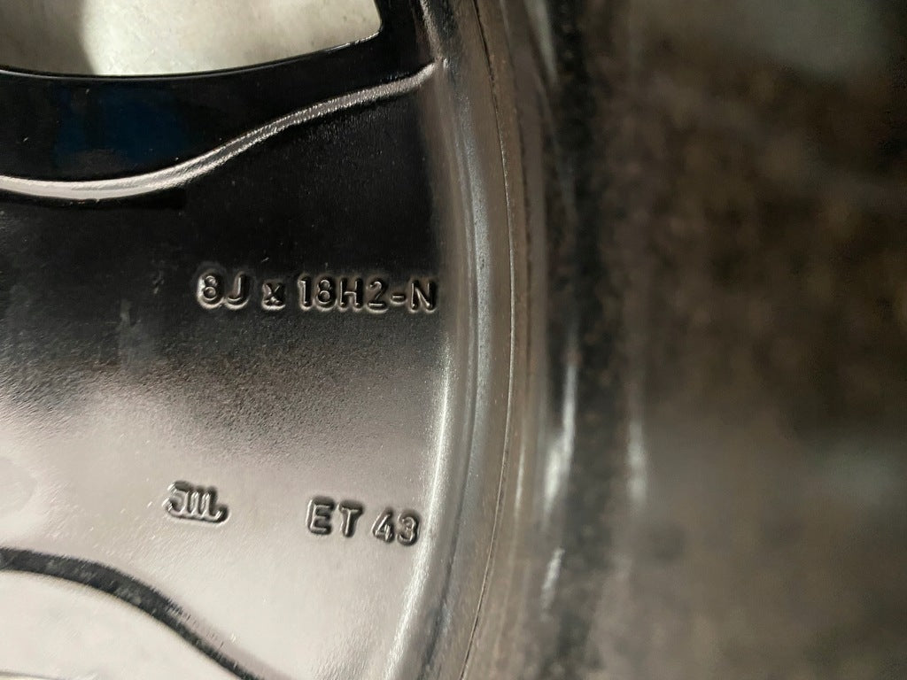 1x Alufelge 18 Zoll 8.0" 5x112 43ET Glanz Schwarz A2134013700 Mercedes-Benz W213 FEL2866825309pf