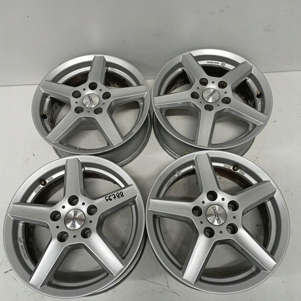 4x Alufelge 15 Zoll 6.0" 5x112 43ET Glanz Silber KBA52969 Audi I Rim Wheel FEL7977778342eo