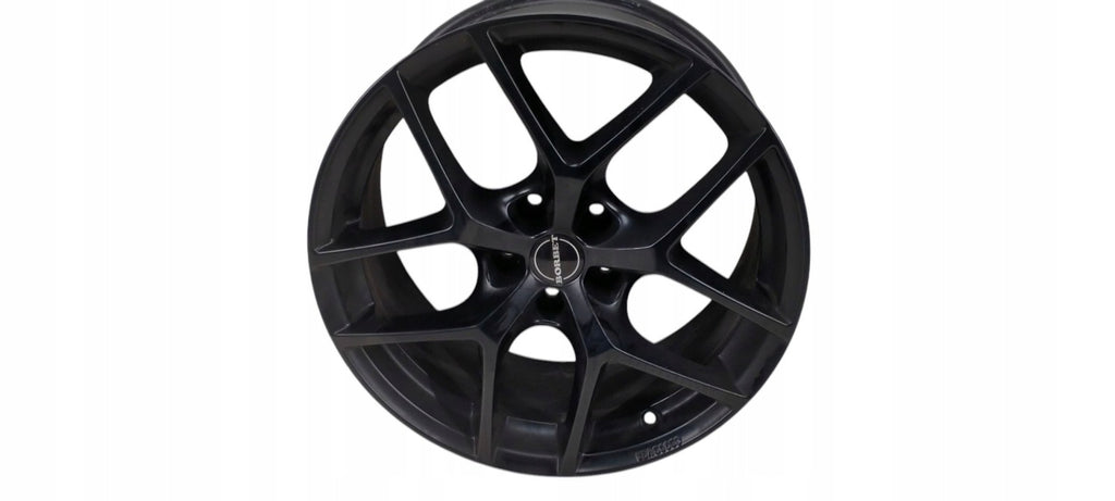 1x Alufelge 18 Zoll 8.0" 5x108 45ET Glanz Schwarz KBA50658 Rim Wheel FEL8545397412lm