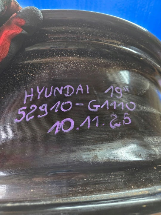 1x Alufelge 19 Zoll 7.5" 5x114.3 49 5ET 52910-G1110 Hyundai Ioniq 5 Rim Wheel FEL8480493850bo