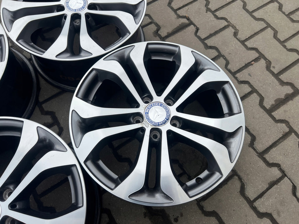 4x Alufelge 17 Zoll 7.5" 5x112 Glanz Graphit A2534010600 Mercedes-Benz Vito FEL2167289535kc