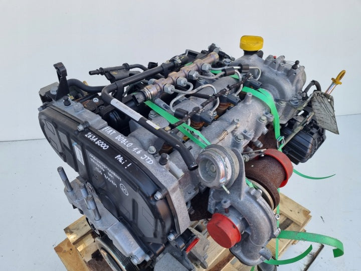 Motor Fiat Doblo 263A5000 1.6 JTD 90PS 66kW 120TKm 2015 Diesel Engine Komplett MOT5278501892at