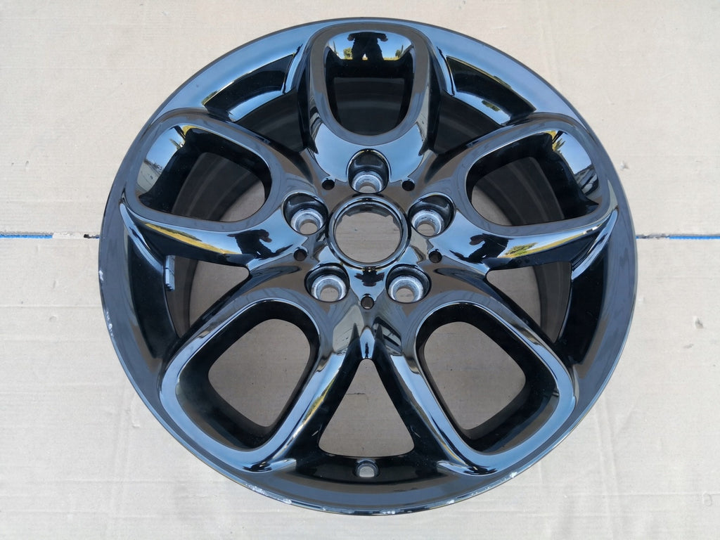 1x Alufelge 16 Zoll 7.0" 5x112 52ET Glanz Schwarz 6891824 Mini Clubman F54