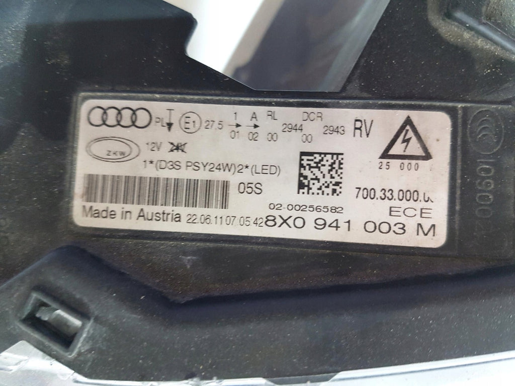 Frontscheinwerfer Audi A1 8X0941003M GRG3105 Xenon Links Scheinwerfer Headlight SCH2916096506ql