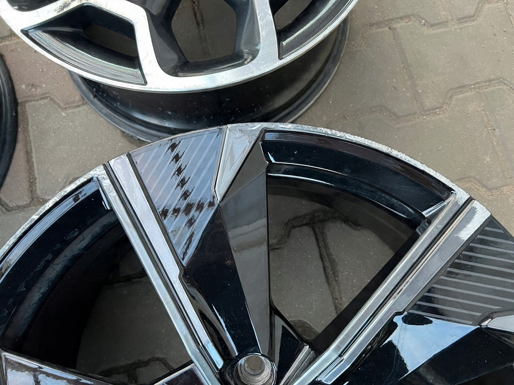 1x Alufelge 20 Zoll 8.5" 5x108 45ET Glanz Schwarz 9837449277 Peugeot 508