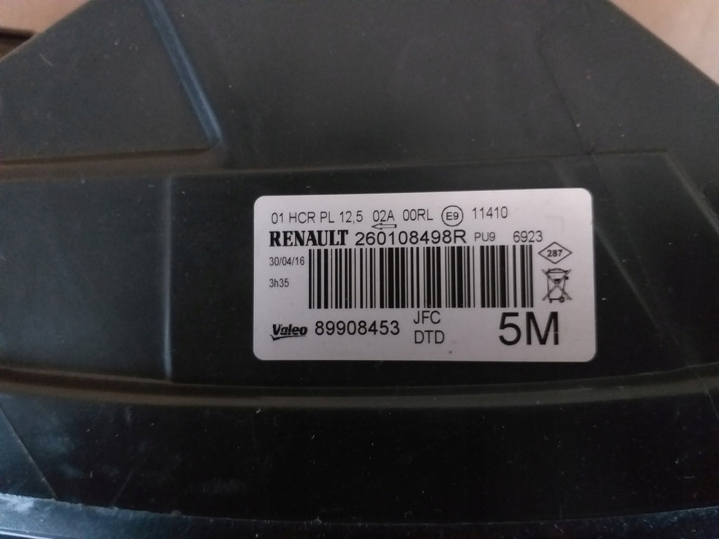 Frontscheinwerfer Renault Espace 260108498R LED Rechts Scheinwerfer Headlight SCH5439818371bo