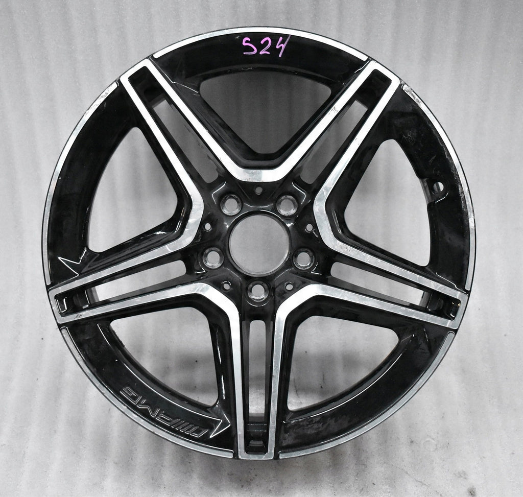 1x Alufelge 18 Zoll 7.5" 5x112 49ET A1774011500 Mercedes-Benz Cla C118 Rim Wheel