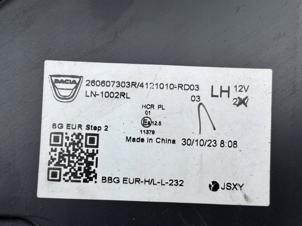Frontscheinwerfer Dacia Spring 260607303R LED Links Scheinwerfer Headlight SCH8364532065qj
