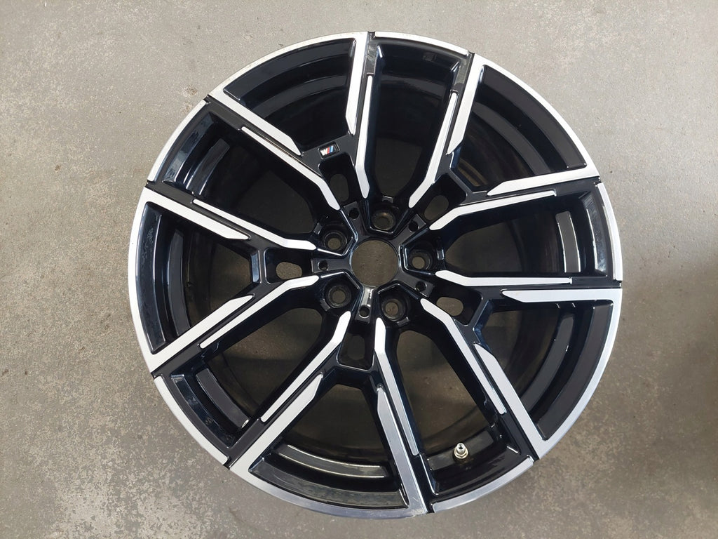 1x Alufelge 19 Zoll 8.5" 5x112 35ET Glanz Schwarz 8747304 BMW 4 G22 G23 FEL7924298079cd