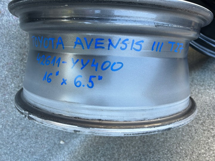 1x Alufelge 16 Zoll 6.5" 5x114.3 42611-YY400 Toyota Corolla Avensis Rim Wheel FEL3617117851zx