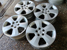 Laden Sie das Bild in den Galerie-Viewer, 4x Alufelge 16 Zoll 6.5" 5x110 41ET Glanz Silber Opel Vectra Rim Wheel FEL4250732169uv