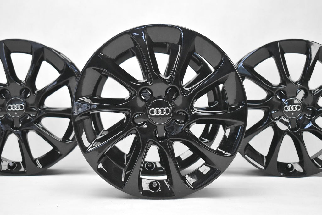 4x Alufelge 16 Zoll 6.5" 5x112 46ET Glanz Silber 8V0601025 Audi A3 Rim Wheel FEL9838018956jo