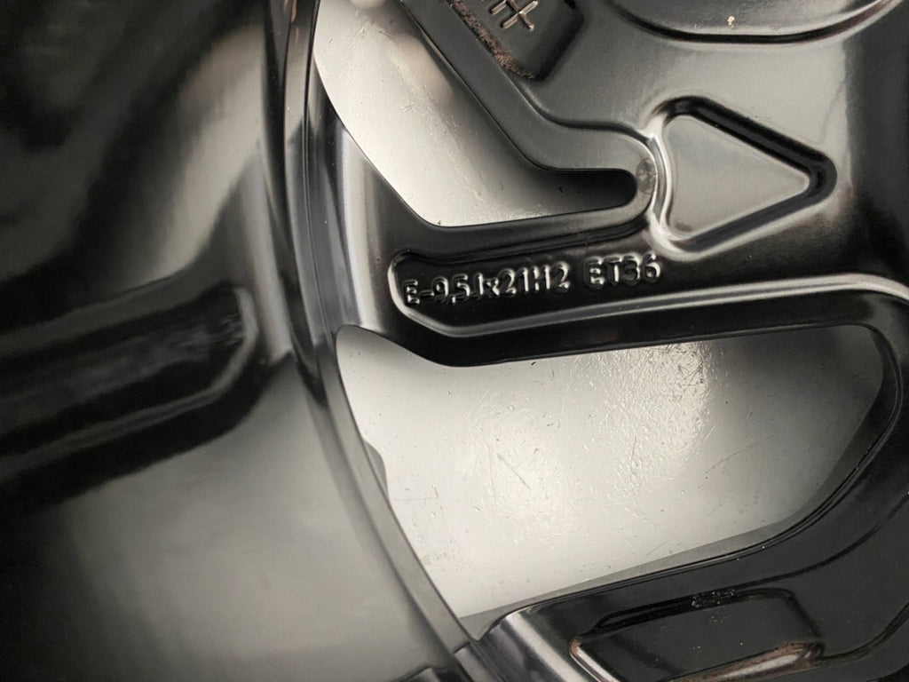 1x Alufelge 21 Zoll 9.5" 5x112 36ET Glanz Schwarz 4KE601025A Audi E-Tron FEL4769531975ov